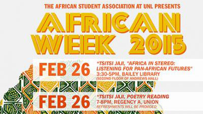 Image from Poster for African Week 2015; links to news story