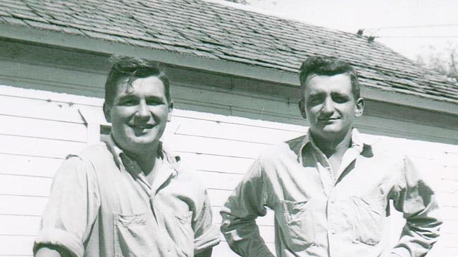 Ervin Krause, left, and his brother, Gerald.; links to news story