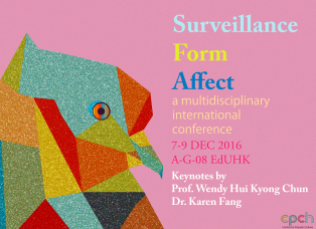 Poster for Surveillance, Form, Affect