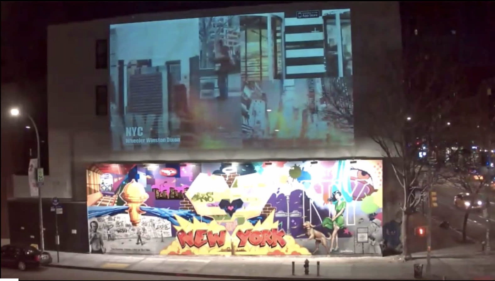 Walltime art installation in New York City