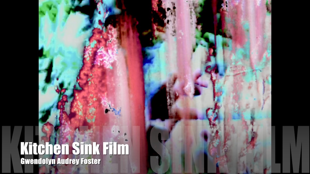 Title card for Foster's film, Kitchen Sink