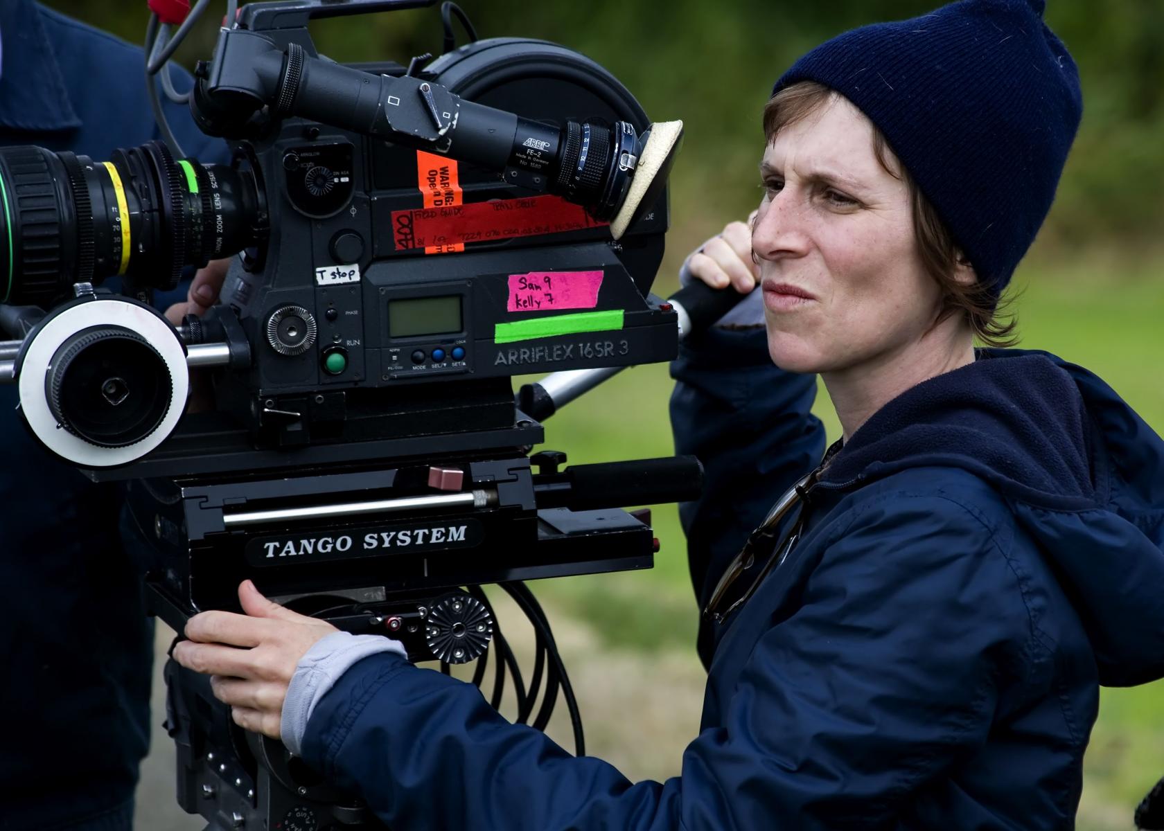 Kelly Reichardt behind the camera