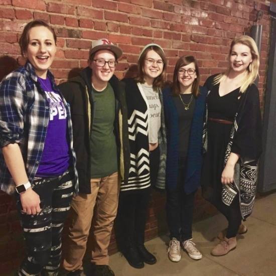 The second ever UNL Poetry Slam Team