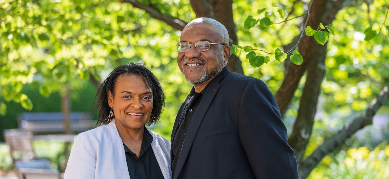 Kwame and Lorna Dawes, co-directors of the African Poetry Digital Portal