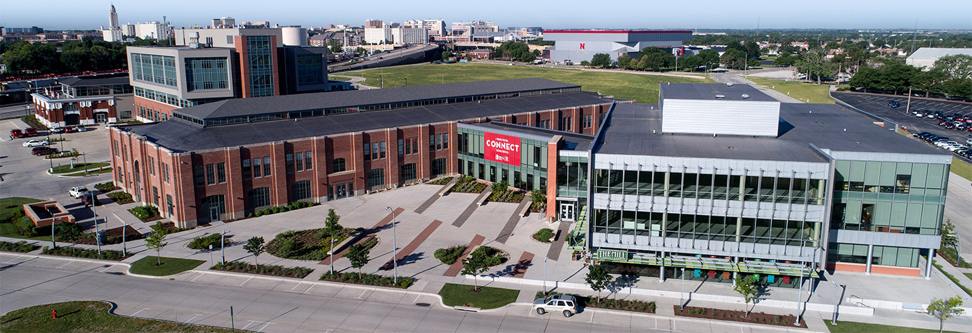 Aerial view of Nebraska Innovation Campus