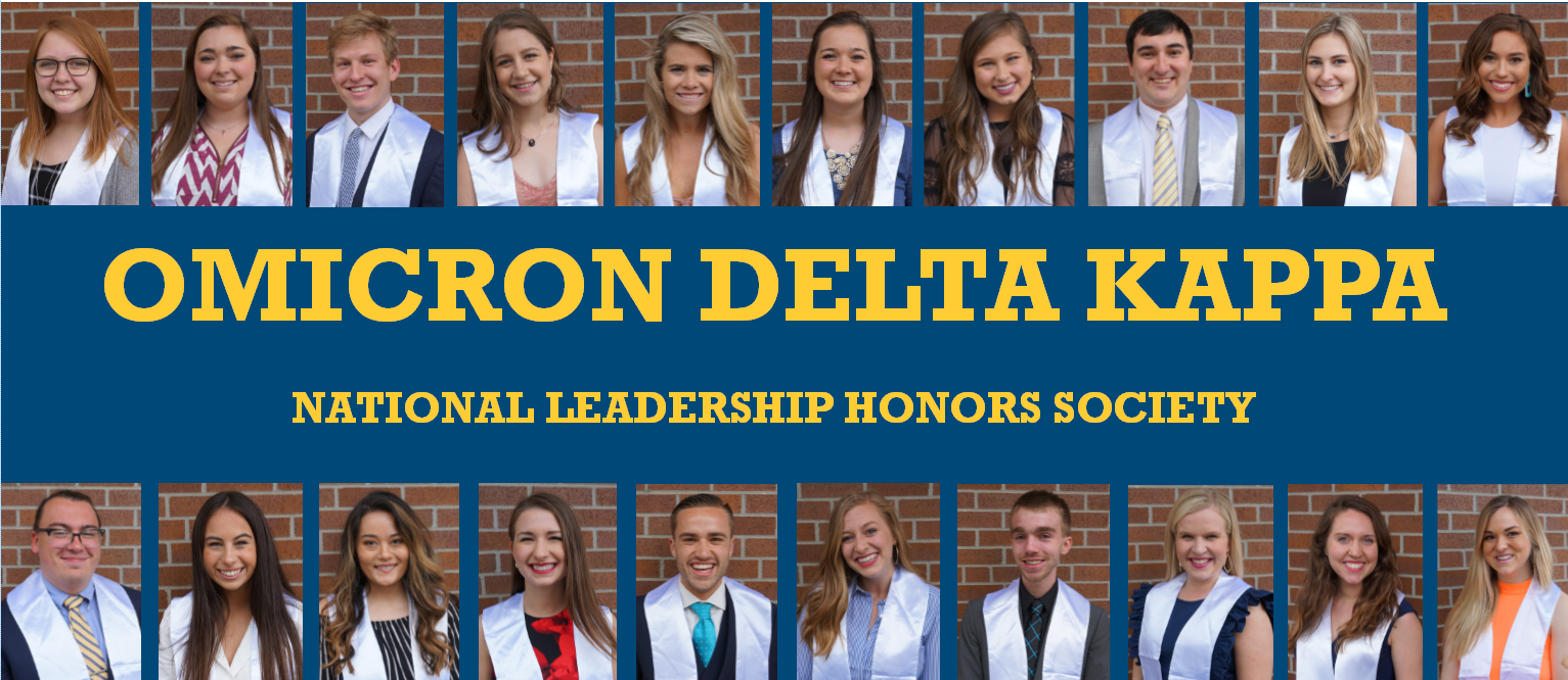 Omicron Delta Kappa leadership honor society taps new members
