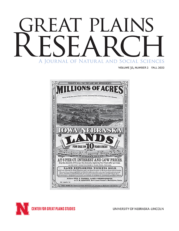 Current Issue - Great Plains Research